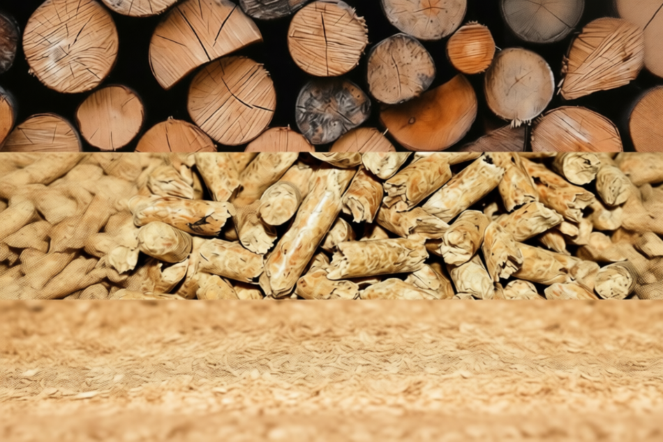 Substrats ligneux : sciure de bois, copeaux et bâtonnets de bois pour la culture des champignons